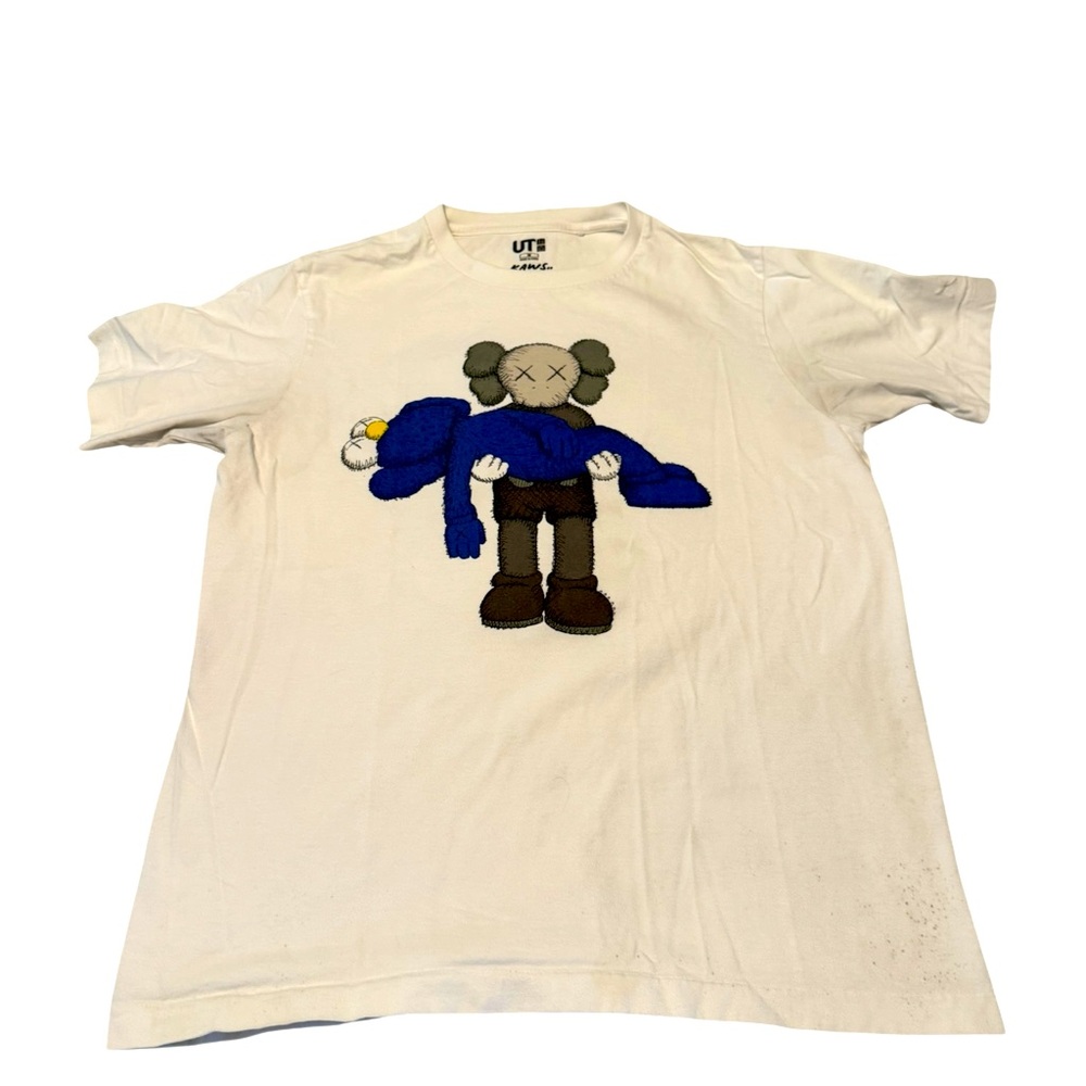 Uniqlo x Kaws x Sesame Street “Gone” Grover White Tee. Size M. Worn.
